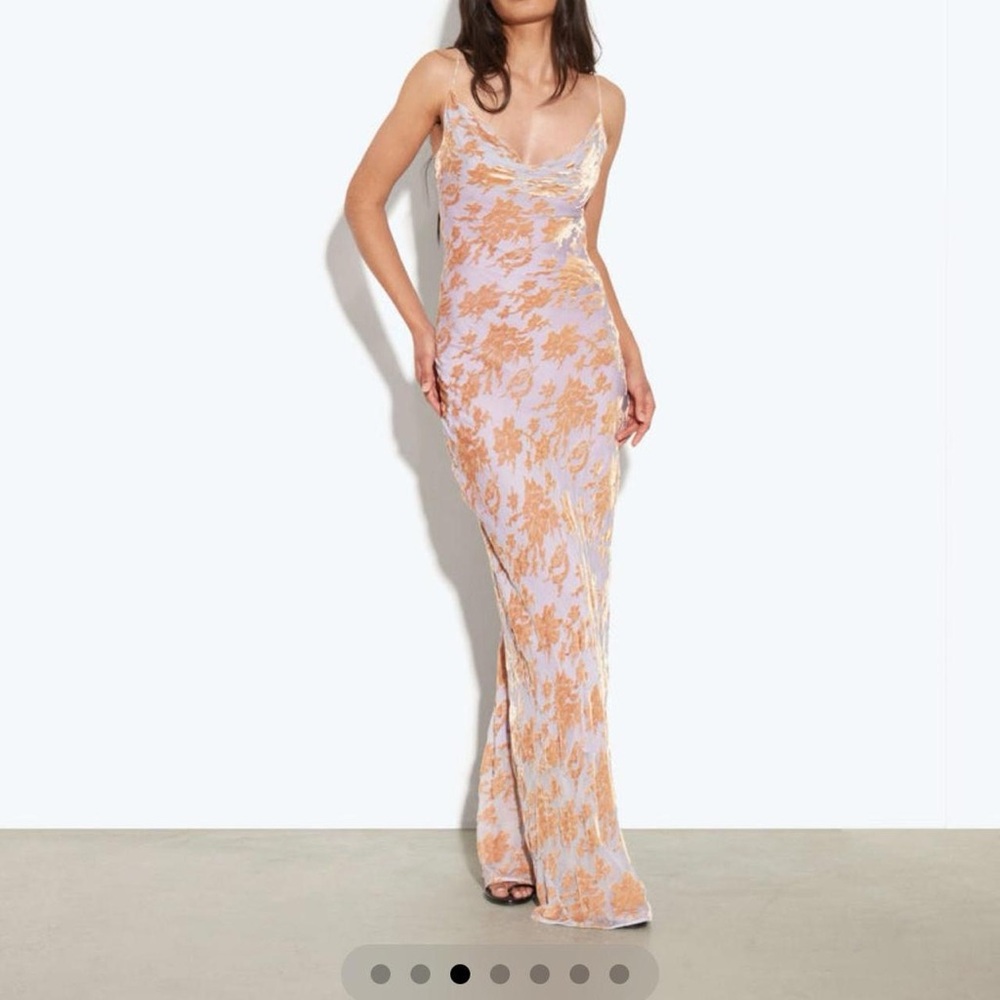 Rat & Boa Floral Maxi Dress in Pink and Orange